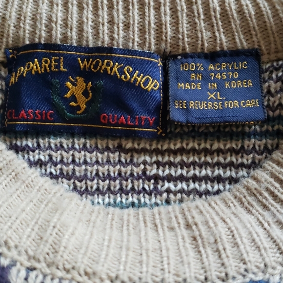 Apparel Workshop vntg sweater - Picture 3 of 3
